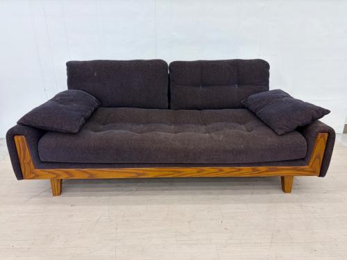 ACME Furniture (アクメファニチャー) 2人掛けソファー ネイビー×ブラウン WINDAN Feather SOFA