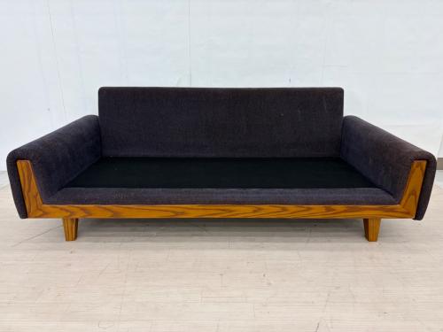 ACME Furniture (アクメファニチャー) 2人掛けソファー ネイビー×ブラウン WINDAN Feather SOFA