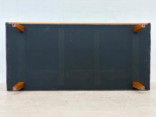 ACME Furniture (アクメファニチャー) 2人掛けソファー ネイビー×ブラウン WINDAN Feather SOFA