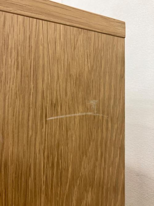 無印良品 (ムジルシリョウヒン) キャビネット ※棚板最上段取り外し不可 ナチュラル