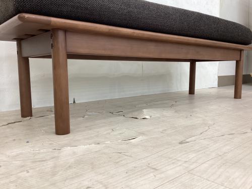 ニトリ ベンチ ブラウン オークエスト