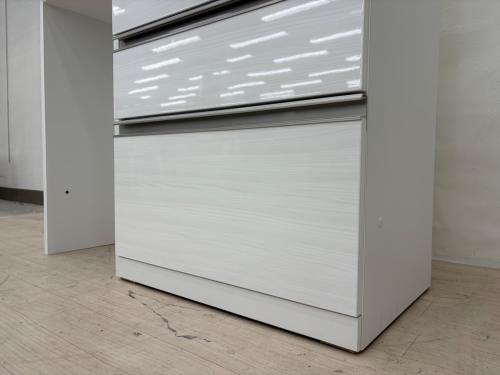 ニトリ キッチンカウンター 幅:約120㎝ ホワイト リガーレ
