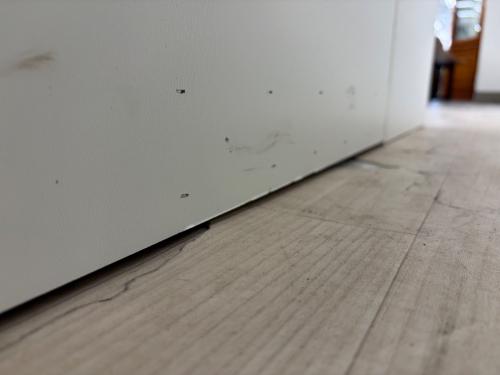 ニトリ キッチンカウンター 幅:約120㎝ ホワイト リガーレ