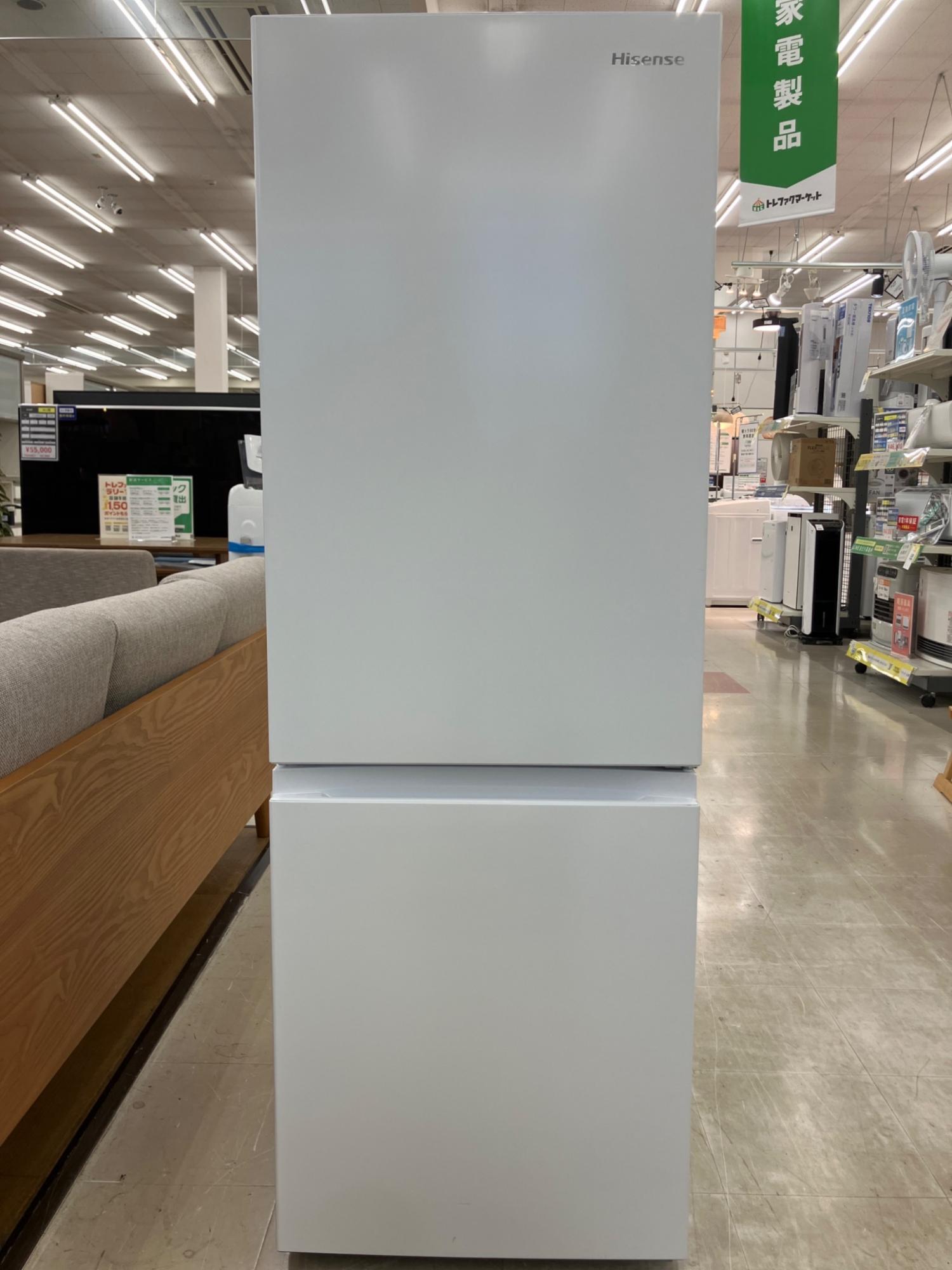 Hisense (ハイセンス) 2ドア冷蔵庫 HR-D1701W 2023年製 175L