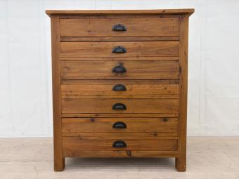 Knot antiques (ノットアンティークス) 4段チェスト ブラウン CRYPTOCHEST