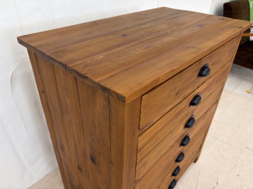 Knot antiques (ノットアンティークス) 4段チェスト ブラウン CRYPTOCHEST