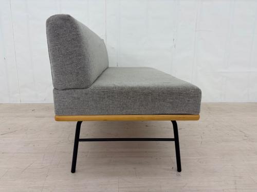 UNICO (ウニコ) 2人掛けソファー 幅:約125㎝ ライトグレー FUNEAT bench backrest