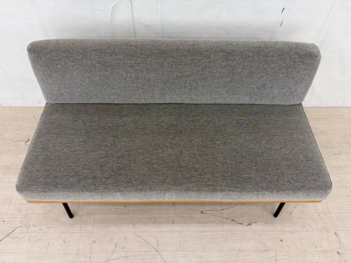 UNICO (ウニコ) 2人掛けソファー 幅:約125㎝ ライトグレー FUNEAT bench backrest