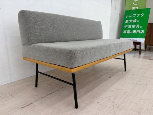 UNICO (ウニコ) 2人掛けソファー 幅:約125㎝ ライトグレー FUNEAT bench backrest