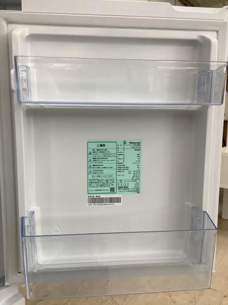 Hisense (ハイセンス) 2ドア冷蔵庫 HR-G13C-W 2024年製 135L