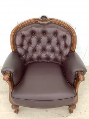 karimoku (カリモク) 1人掛けソファー ブラウン ドマーニ ルイ15世コレクション