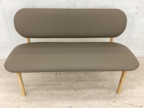 インテリア岩永 (インテリアイワナガ) ダイニングベンチ グレージュ×ナチュラル カロットⅡ