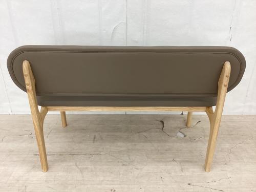 インテリア岩永 (インテリアイワナガ) ダイニングベンチ グレージュ×ナチュラル カロットⅡ
