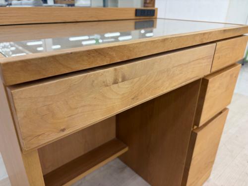 高野木工 (タカノモッコウ) 1面ドレッサー 幅:約80㎝ ナチュラル LECCE