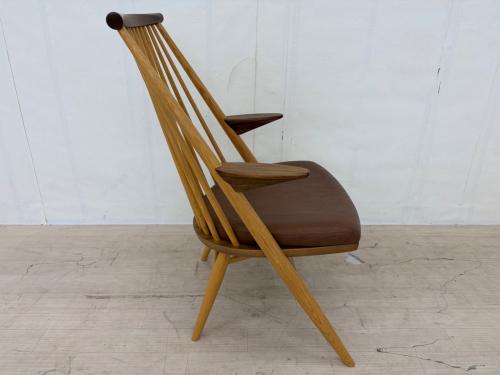 柏木工 (カシワモッコウ) チェア CDC57K ブラウン CIVIL LD CHAIR