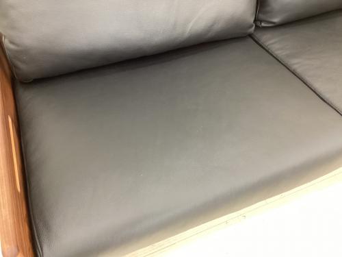 シギヤマ家具 (シギヤマカグ) 2人掛けソファー 幅:約170㎝ ブラック×ブラウン ROSE SOFA