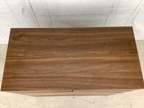 無印良品 (ムジルシリョウヒン) ミドルチェスト 幅:約88㎝ ダークブラウン 木製チェスト 4段