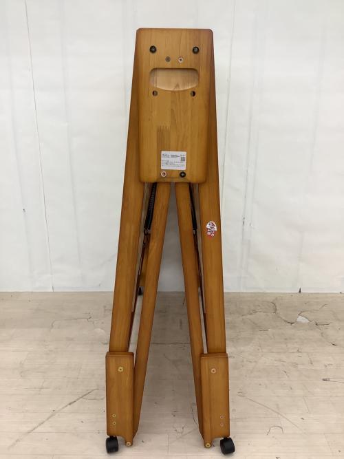 中居木工 (ナカイモッコウ) 折りたたみひのきスノコベッド・ハイタイプ・シングル NK-2781 ブラウン