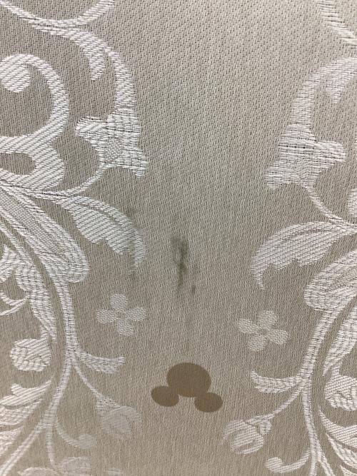 BELLE MAISON (ベルメゾン) リクライニングローソファー ミッキーモチーフ クッション×2付 ブルー×ベージュ