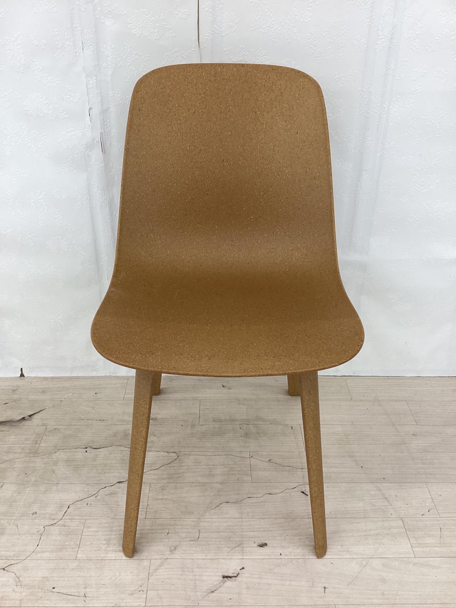 IKEA イケア　ODGER オドゲル　チェア 美品 IKEA (イケア) ダイニングチェアー ベージュ ODGER(オドゲル