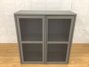 IKEA (イケア) キャビネット 幅:約80㎝ グレーグリーン IVAR