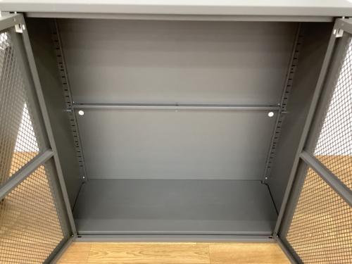 IKEA (イケア) キャビネット 幅:約80㎝ グレーグリーン IVAR