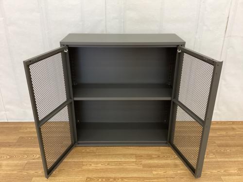 IKEA (イケア) キャビネット 幅:約80㎝ グレーグリーン IVAR