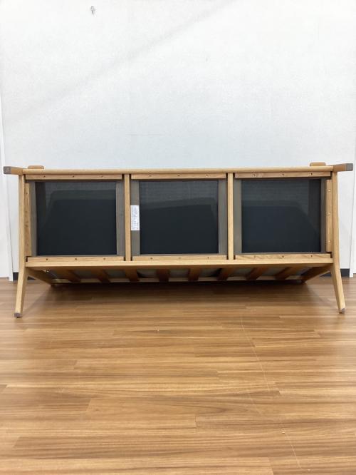 UNICO (ウニコ) 3人掛けソファー グリーン×ナチュラル  3人掛け カバーリングソファ 3シーター ナチュラル VISKA