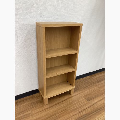 無印良品 (ムジルシリョウヒン) シェルフ ナチュラル  オーク材薄型ラック・奥行16cm 小