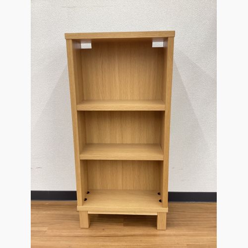 無印良品 (ムジルシリョウヒン) シェルフ ナチュラル  オーク材薄型ラック・奥行16cm 小