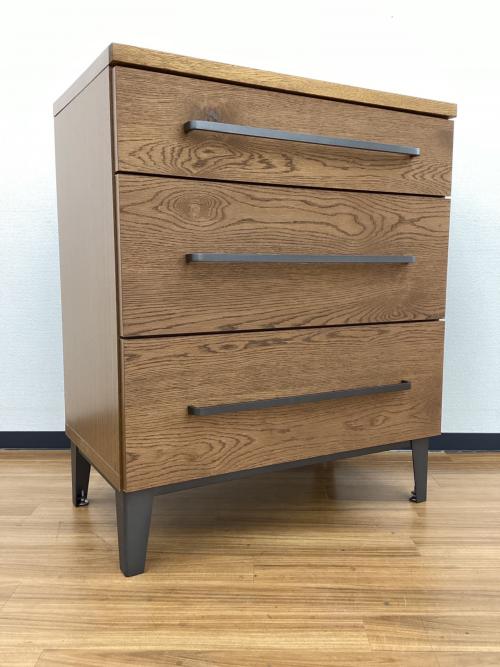 EASY LIFE (イージーライフ) LINCOLN DRAWER CABINET 3段 オーク材×スチール