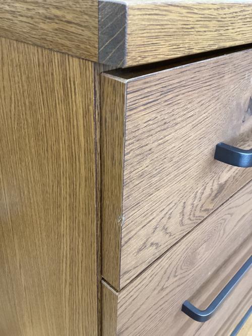 EASY LIFE (イージーライフ) LINCOLN DRAWER CABINET 3段 オーク材×スチール