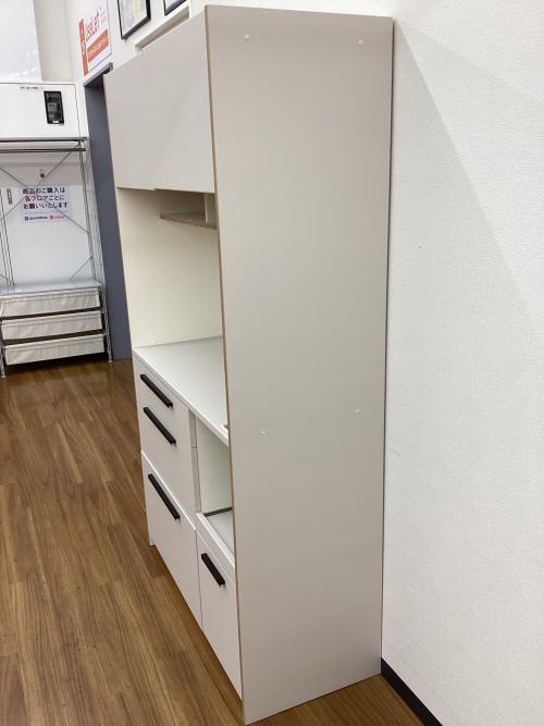 yuu トーン 2枚扉レンジボード マットベージュ