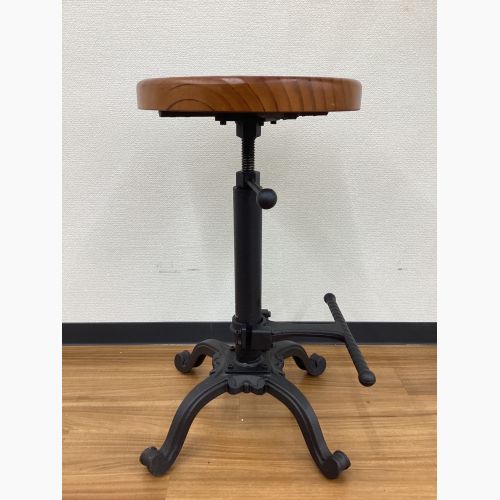 DULTON (ダルトン) スツール ブラウン×ブラック インダストリアルデザイン  S245-86ABK 天然木×アイアン BAR STOOL ANTIQUE BLACK
