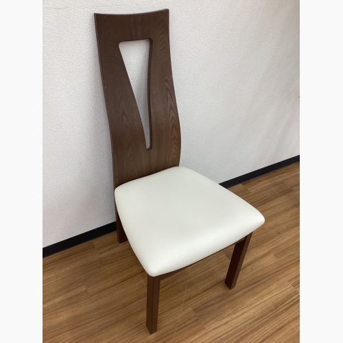 モリタインテリア ダイニングチェアー ブラウン×ホワイト CBL-4640-CH/WH