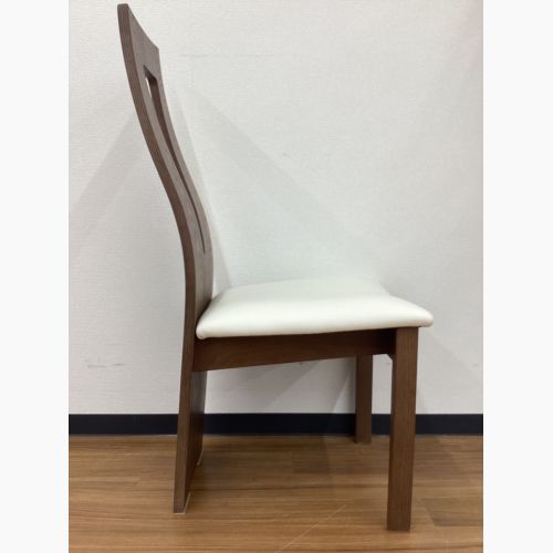 モリタインテリア ダイニングチェアー ブラウン×ホワイト CBL-4640-CH/WH