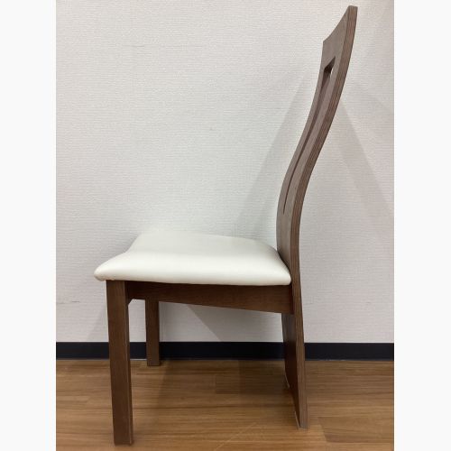モリタインテリア ダイニングチェアー ブラウン×ホワイト CBL-4640-CH/WH