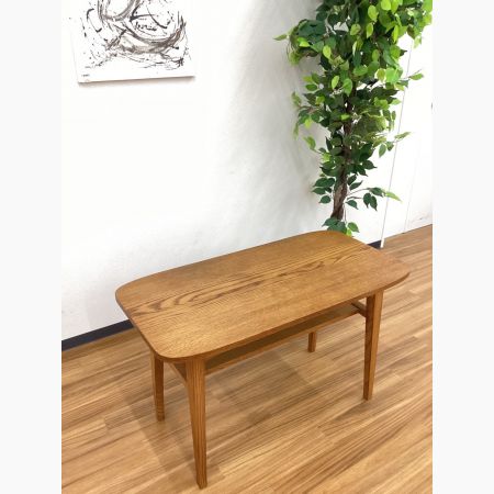 UNICO (ウニコ) カフェテーブル ブラウン  オーク突板/アッシュ材 KURT cafe table