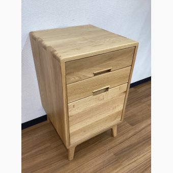 起立木工 (キリツモッコウ) サイドチェスト ナチュラル 3段 ナラ材 ノルディ