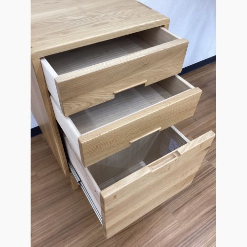 起立木工 (キリツモッコウ) サイドチェスト ナチュラル 3段 ナラ材 ノルディ