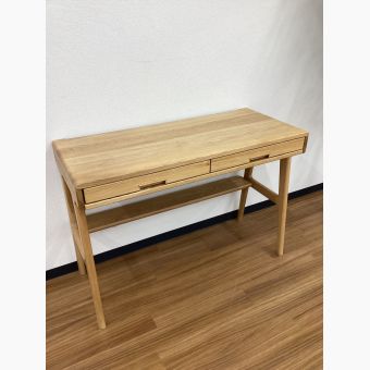 起立木工 (キリツモッコウ) ワークデスク ナチュラル 引き出し付 ナラ材 ノルディ 幅100㎝