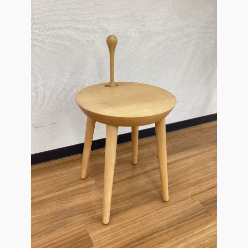 日進木工 (ニッシンモッコウ) スツール　靴ベラ付　STEP STEP ナチュラル ac-cent