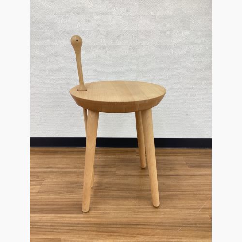 日進木工 (ニッシンモッコウ) スツール　靴ベラ付　STEP STEP ナチュラル ac-cent