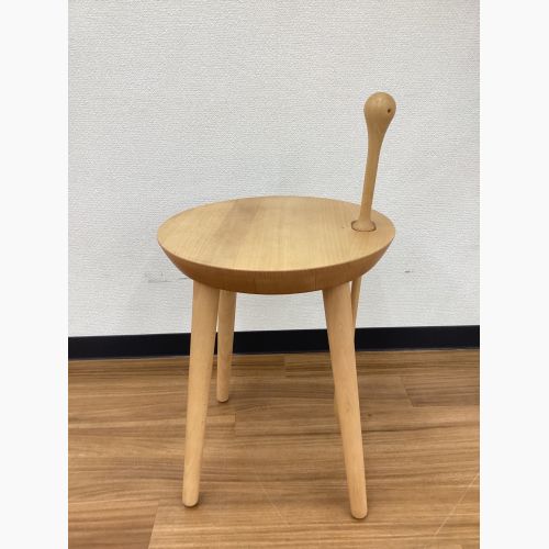 日進木工 (ニッシンモッコウ) スツール　靴ベラ付　STEP STEP ナチュラル ac-cent