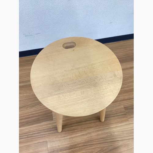 日進木工 (ニッシンモッコウ) スツール　靴ベラ付　STEP STEP ナチュラル ac-cent