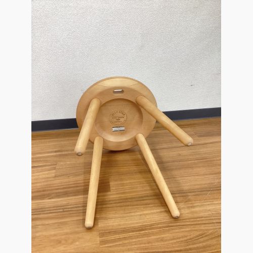 日進木工 (ニッシンモッコウ) スツール　靴ベラ付　STEP STEP ナチュラル ac-cent