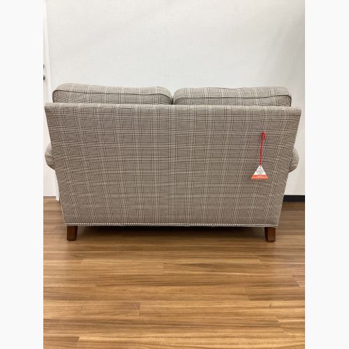 art forme 2人掛けソファー チェック柄 ファブリック　大塚家具取扱い