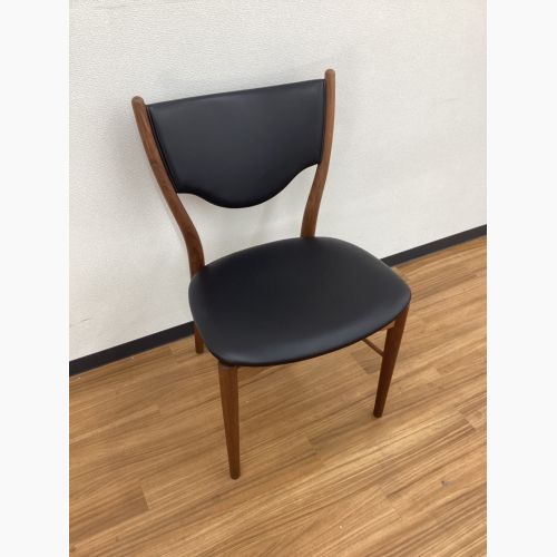 OneCollection (ワンコレクション) ダイニングチェアー ブラック×ブラウン 北欧デザイン ウォールナット×レザー 46 Chair Finn Juhl