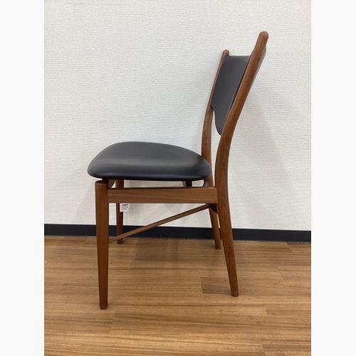 OneCollection (ワンコレクション) ダイニングチェアー ブラック×ブラウン 北欧デザイン ウォールナット×レザー 46 Chair Finn Juhl