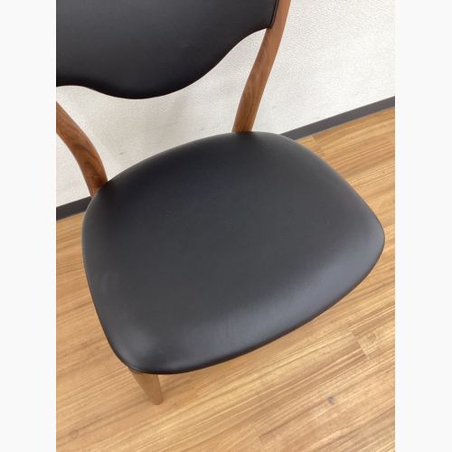 OneCollection (ワンコレクション) ダイニングチェアー ブラック×ブラウン 北欧デザイン ウォールナット×レザー 46 Chair Finn Juhl